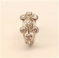 Ringe MONILE Dame in Platin Diamante 0.82 Ct AN3013P-15 - AN3013P-15